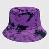 Neutral Summer Tie Dye Printed Fisherman Hat Outdoor Breathable Hat Sunshade