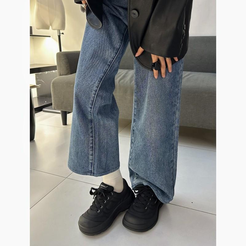 Thick baseplate shoes women's spring and autumn new Korean version versatile little white shoes women's flat bottom breathable non-slip heighte