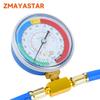 Zmayastar R134a Zm-240420-40 Air Conditioner Gas Charging Hose with Meter for Cars, Supplies,