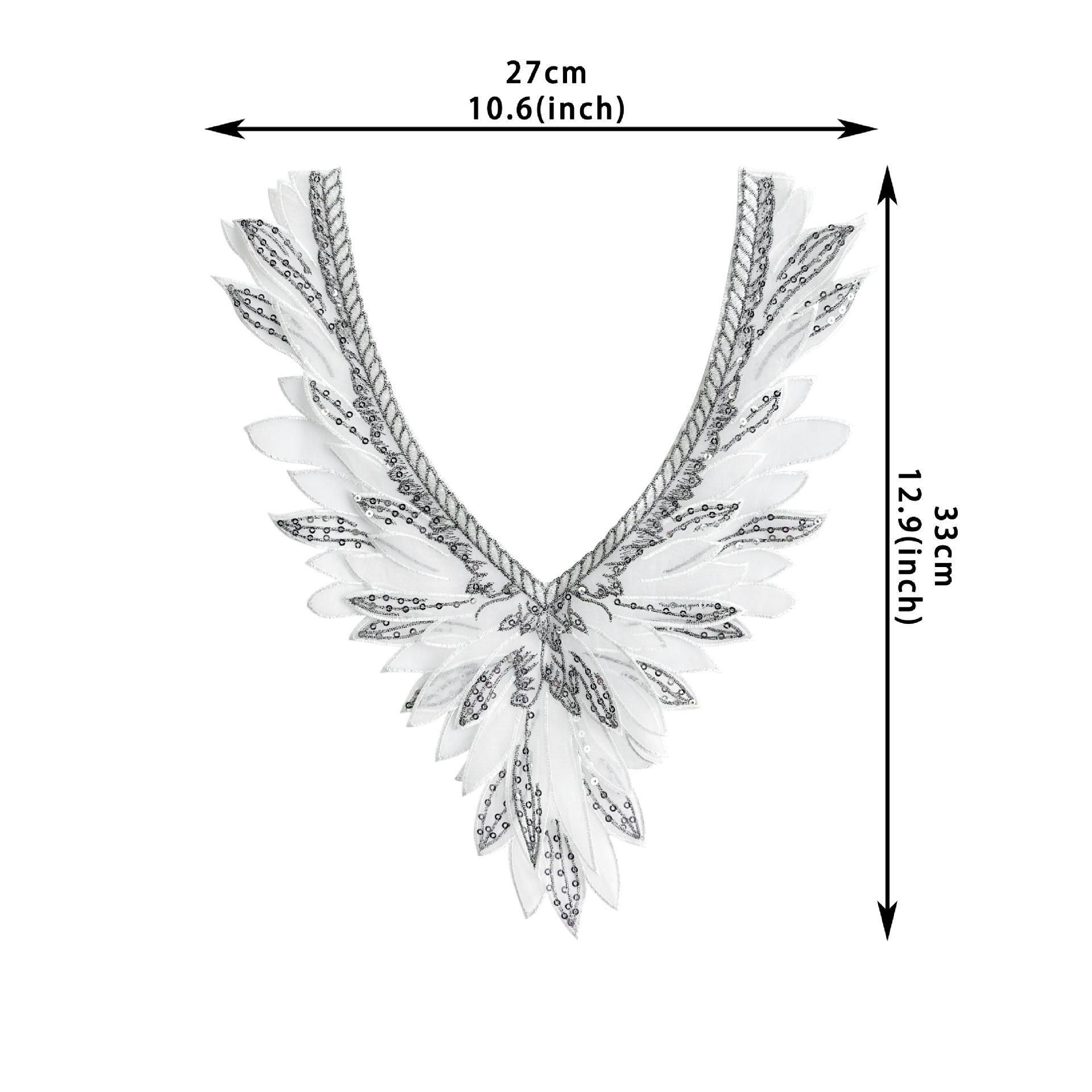 

Вечернее платье с V-образным вырезом, вышивкой, пайетками, нашивкой, украшением, ювелирными изделиями, аппликацией из ткани на переднем воротнике, аксессуары H5153