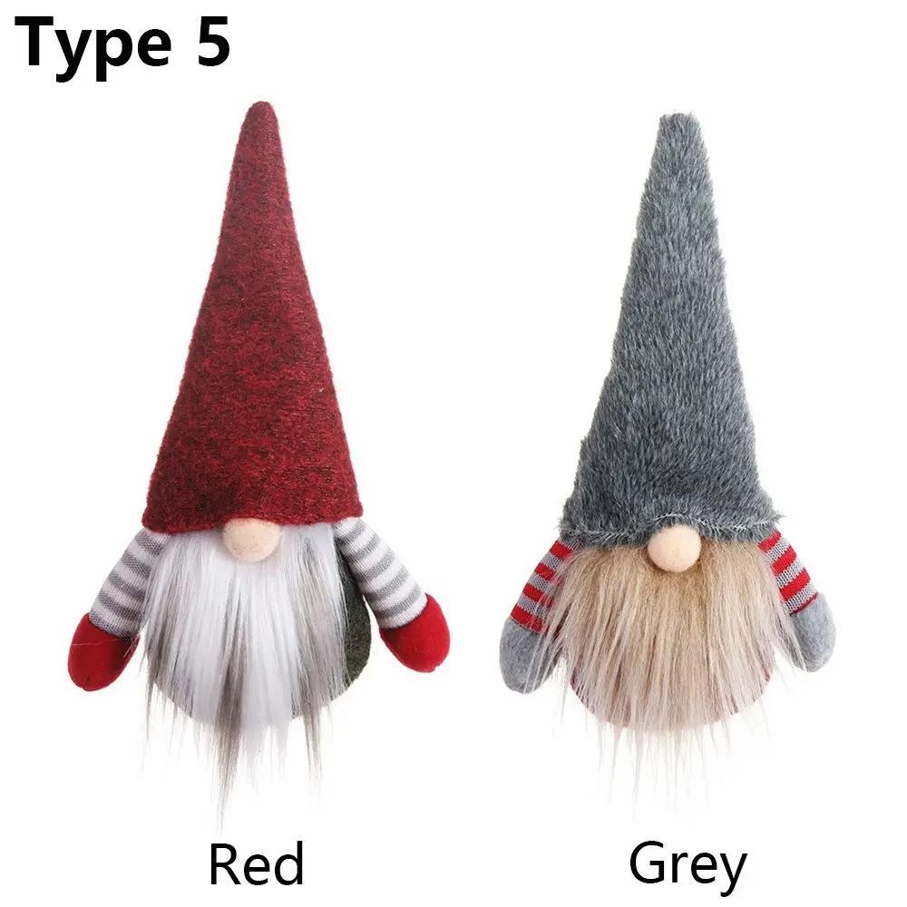 Craft Desktop Adornment Santa Claus Hanging Pendants Faceless Dwarf Xmas Tree Embellishment  Christmas Dolls