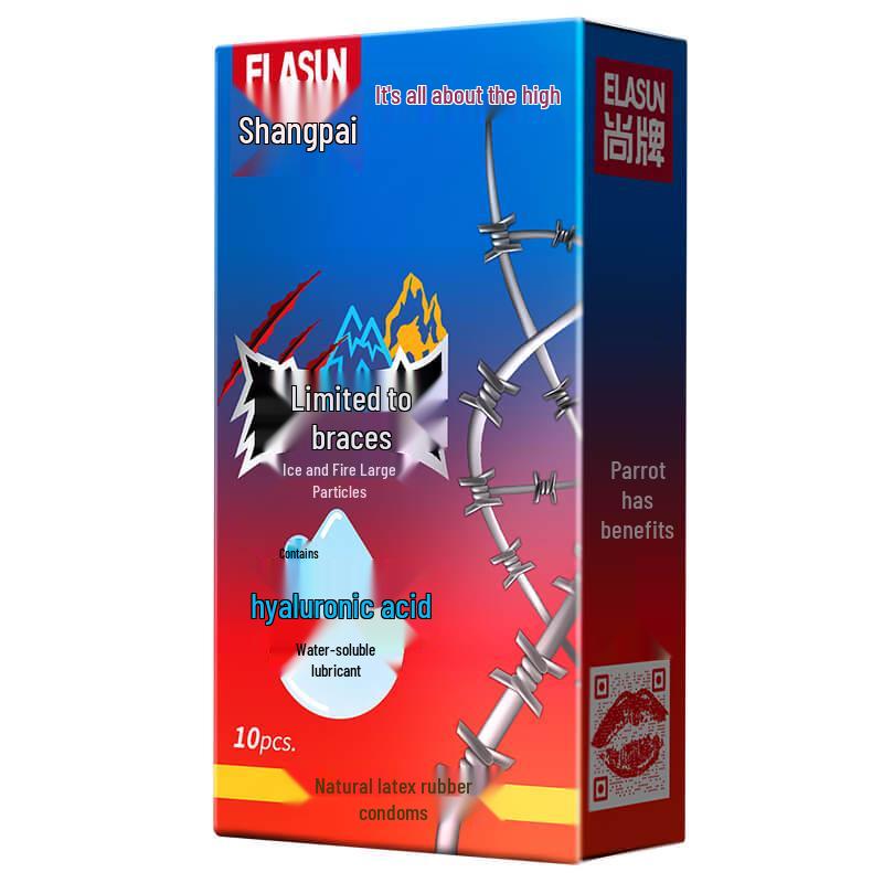 Shangpai Ultra-Thin 001 Hyaluronic Acid Delay Condoms - Hard Man Series