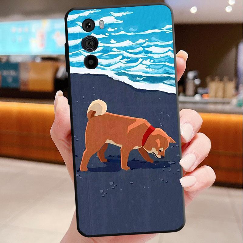 Phone Case For Motorola Edge 50 40 Pro 60 50 40 30 Ultra Neo Fusion Moto G85 G72 G53 G54 G84 G13 G32 Shiba Inu