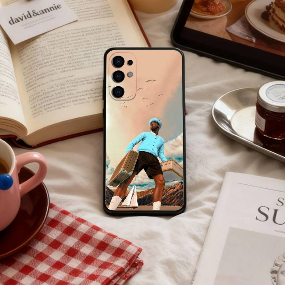 T-Tyler the C-Creator American Rapper Phone Case For Samsung S 25,24,23,22,30,21,10,9,Ultra,Plus,Lite,FE,4,5 G Soft Black Case