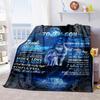 Love Blanket Grandson Plush Blanket Soft Comfortable All Seasons Perfect Sofa Office Naps Outdoor Travel Makes Great Gift