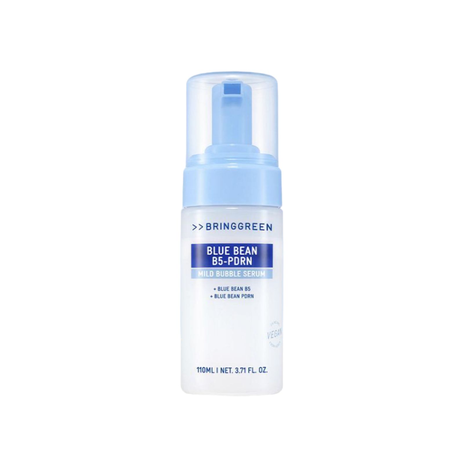 BRINGGREEN Blue Bean B5-PDRN Mild Bubble Serum 110mL (3.71 fl. oz.) 1ea