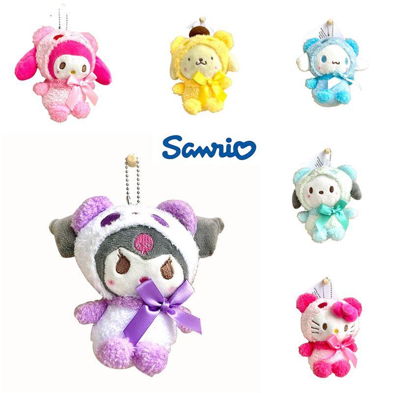 Adorable Llavero Colgante de Peluche de Sanrio Kuromi Muñeco Relleno Para Regalos de Niños