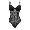 Europäischer & Amerikanischer Spitzenbesatz Mesh Rückenfreier Body 60427 - Sexy & Figurbetont