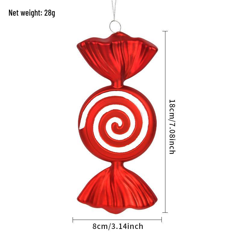 Electroplated Candy Pendants for Christmas Tree Decorations and Photography Props