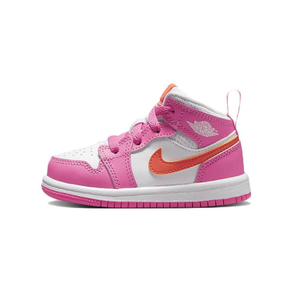 

Jordan 1 Mid Pinksicle Safety Orange TD 26