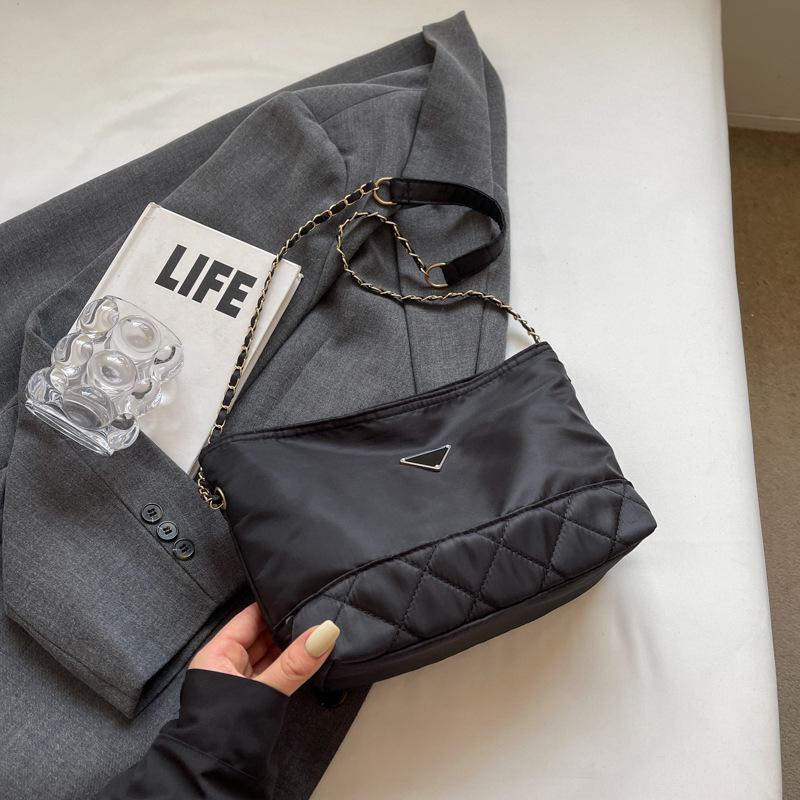 

Универсальная женская сумка через плечо, женская сумка через плечо, большая вместимость, сумка-мессенджер Diamond, сумка-ведро Stray Tote чёрный