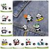 Zinc Zinc Zinc Alloy Panda Athlete Enamel Pins Trinket Giant Panda Shape Badge  Fans Gifts