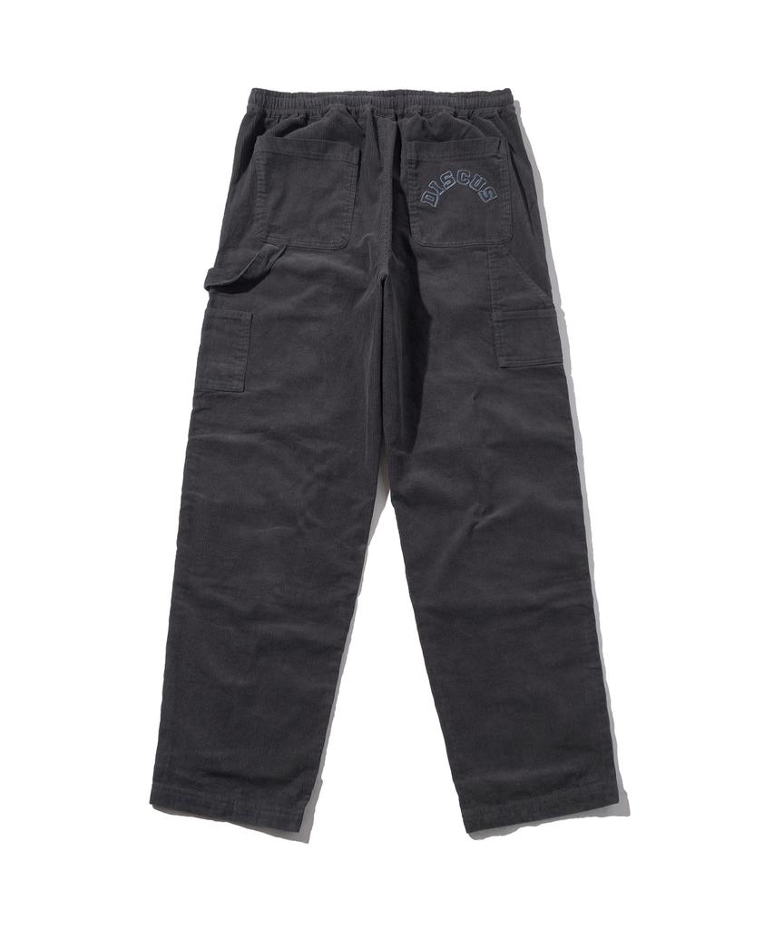 DISCUS ATHLETIC Corduroy Carpenter Pants Charcoal