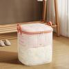 Moisture-proof Clothing Storage Waterproof Quilt Storage Bag with Handles Extra Transparent Pvc Moving Bag for Bedroom