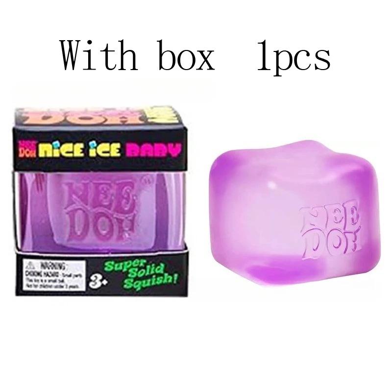Schylling Needoh Nice Cube Sensorischer Fidget Cube Stressabbau Angst Sensorisches Werkzeug Für Konzentration ADHS & Beruhigung Partygeschenke