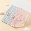 Fentenggan [Waist and Hip Lifting] 4 Pairs of High Waisted Underwear for Women, 7A Antibacterial Pure Cotton Crotch, Small Belly, Anti Pinch Buttocks