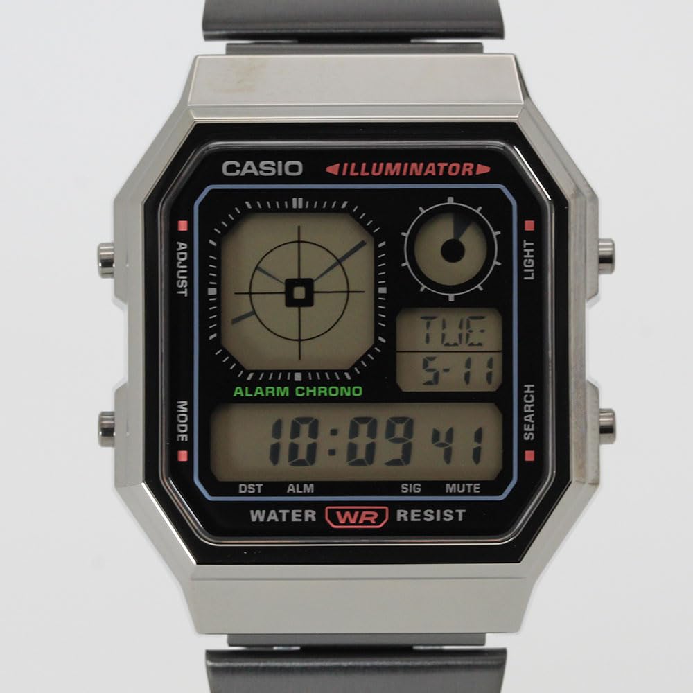 CASIO Digital Quartz CLASSIC Retro A130WEGG-1A Black