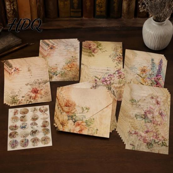 Writing Paper for Gift Giving Watercolor Letterhead Set Envelopes Letter And Stickers Creative Daily Kit Handwritten Correspondence Birthday