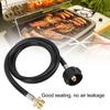 4ft Propane Adapter Hose 1lb To 20lb Propane Convert Hose with QCC1 Type Brass Connector for Gas Cylinder Grill Stoves