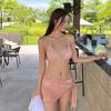 Women's Hot Selling Three-Piece Swimsuit Set: Sexy Bikini with Tummy Control & Slimming Design for Beach & Hot Spring