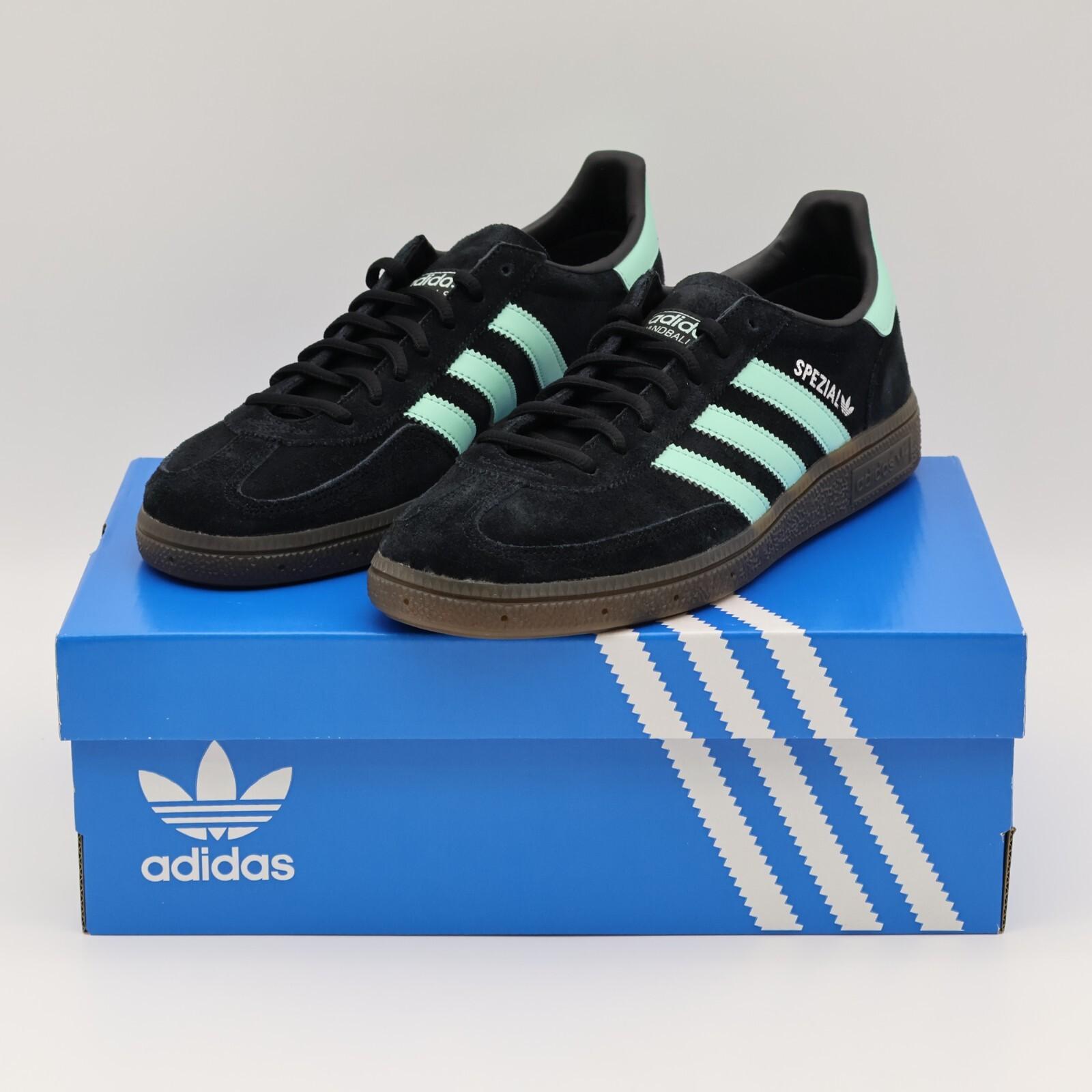 IH7491 adidas Originals Handball Spezial Core Black Clear Mint Gum (Мужской) 6