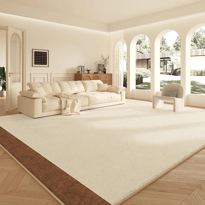 

Бежево-коричневый полосатый ковер для гостиной, современный абстрактный геометрический мягкий коврик, универсальный ковер для декора пола, легко чистящиеся домашние ковры Custom Contact Us