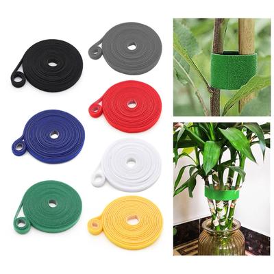 Umweltfreundlicher Pflanzenstützbinder aus Nylon. Robuster Pflanzenbinder mit Klettverschluss zum Sichern von Blumen und Unterstützen des Wachstums.