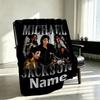 Coperta Personalizzata con Nome Michael Jackson, Arredamento Casa, Camera da Letto, Divano, Campeggio, Divano, Regali per Compleanno Natale