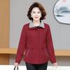 Stylish Lapel Jacket for Middle-aged & Elderly Women - 2025 Spring/Autumn Fashion