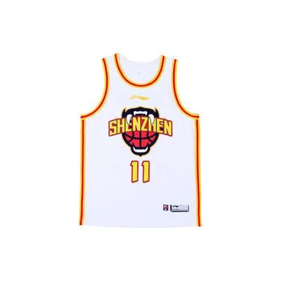 Li Ning CBA Series Professional Basketball Fan Edition 23-24 Shenzhen Marco Polo Team League Edition Shen Zijie 11 Basketball Jersey AAYTB97-1