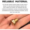 Radiator Coolant Expansion Tank Bleeder Screw with Rubber O-Ring, Coolant Air Bleeder Screw Replacement OEM 17111712788 Brass Radiator Drain Plug