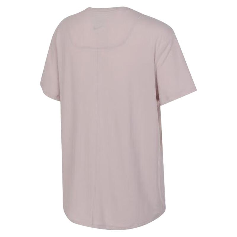 Nike Solid Color Casual Crew Neck Short Sleeve T-Shirt Women Tops Pink FN2815019