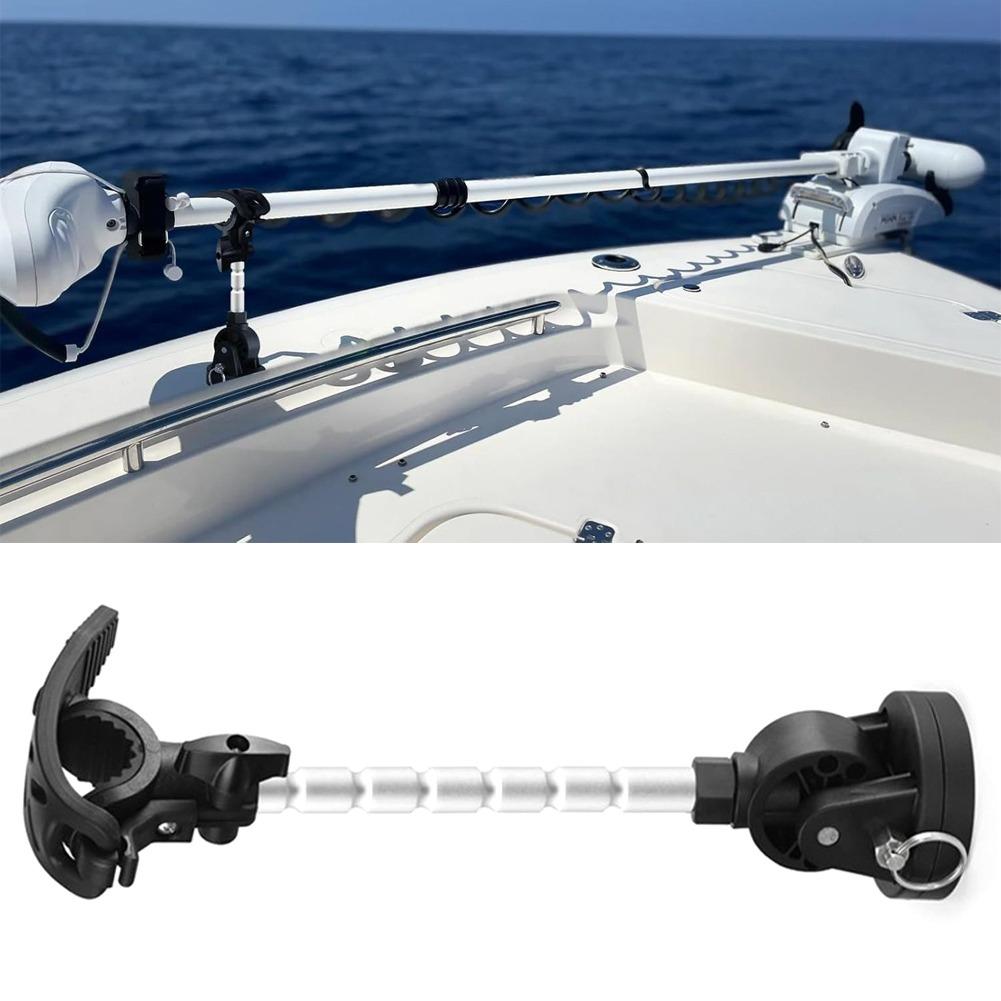 Trolling Motor Stabilizer Mount Applicable for Minn Kota Terrova/Riptide Ulterra/Riptide PowerDrive & Marine-Grade Adjustable