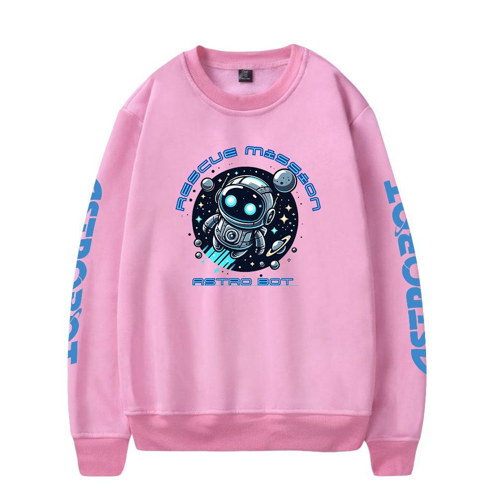 Astro Bot Oversized Hoodie Women Men O-neck Long Sleeve Crewneck Sweatshirt Casual Tracksuit Funny Clothes