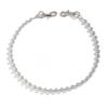 IngeSight.Z Hip Hop Minimalist Metal Sphere Chain Keychain Men Vintage Punk Silver Color Pant Chain Decoration Jewelry Accessory