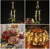 2m 20 LED Cork Bottle Fairy Light USB Rechargeable Indoor Decoration String Lamp for Bedroom Home Party Wedding Christmas