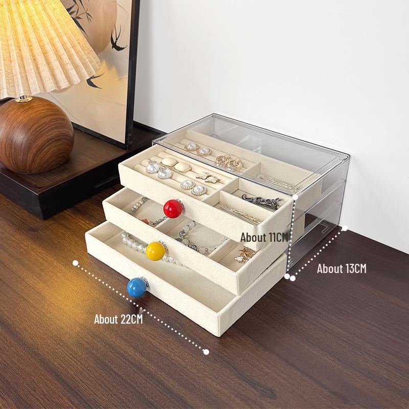 Küpe, Küçük Küpe ve Kolyeler için Yüksek Kalite Oksitlenmeyi Önleyici Kadife Takı Saklama Kutusu