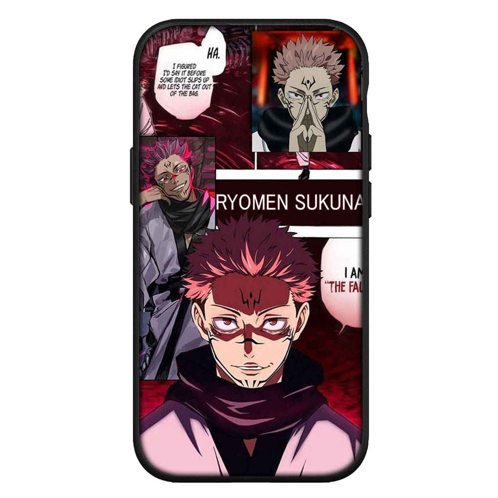 Cover for iPhone 16 15 Xiaomi Redmi Note 14 13 12 11 Pro Max X 8 16e Samsung Galaxy S25 S24 S23 Moto OPPO Huawei Jujutsu Choso Kaisen Anime Phone Case