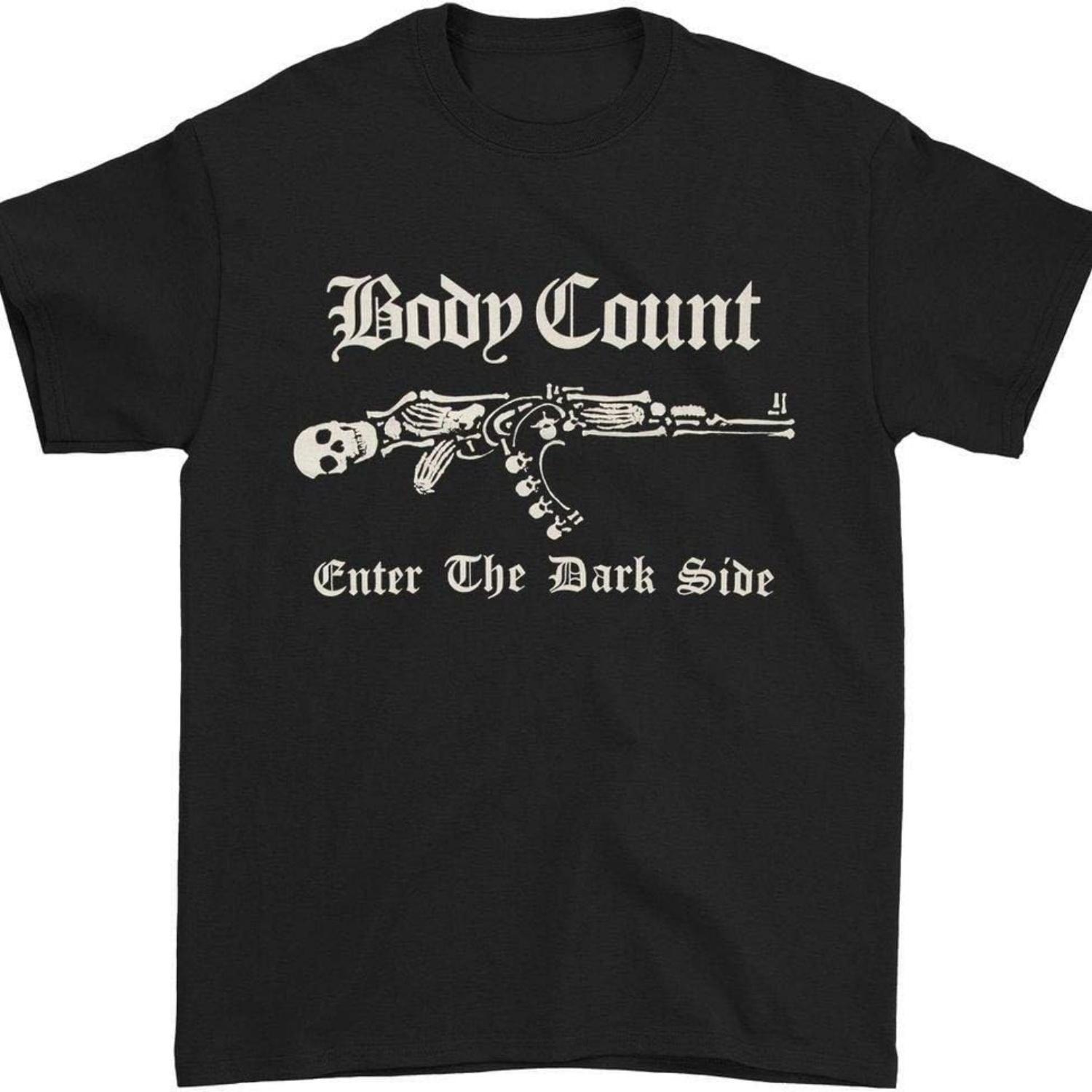 

Мужская футболка Body Count Enter The Dark Side облегающего кроя черного цвета Лицензионный мерч Control Industry XXXXXL чёрный