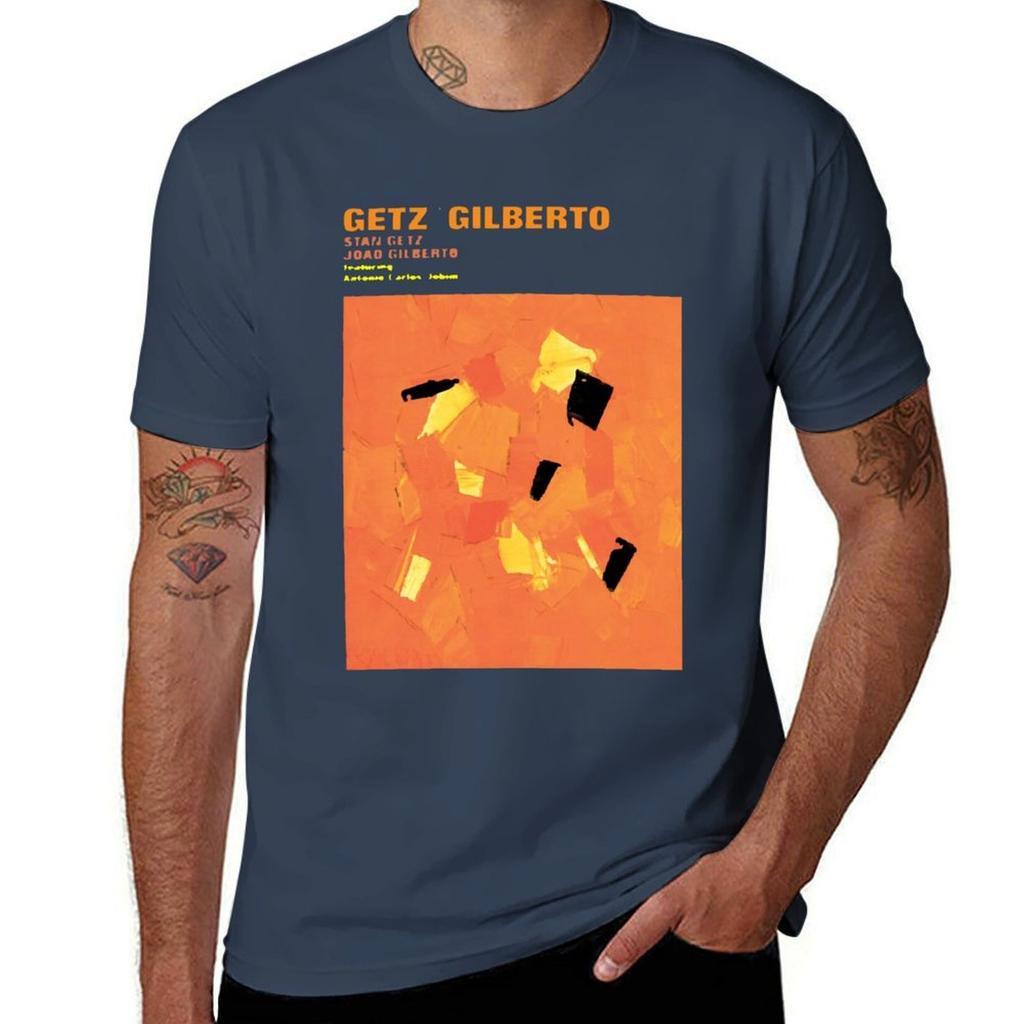 Camiseta Stan Getz Joao Gilberto con Antonio Carlos Jobim Camiseta para Vacaciones al Aire Libre