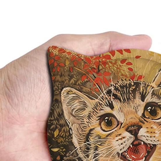 Cartoon Cat Ceramic Coasters