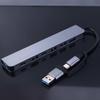 Splitter 7-in-1 USB Splitter Type-C Docking Station For Computer/Mouse/Mobile Phones/Tablets