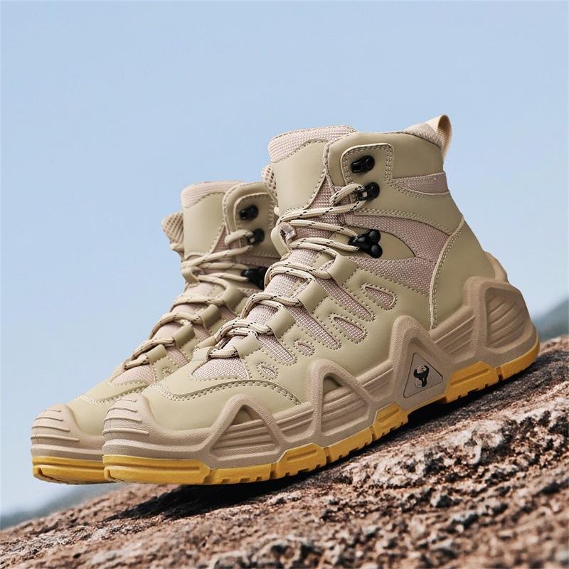 22 autumn Martin shoes long casual tactical boots outdoor combat hiking shoes waterproof hiking hiking shoes