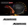 4PCS 3D Aluminum Speaker Stereo Speaker Badge Emblem Sticker for Mitsubishi asx lancer outlander pajero car styling Accessories
