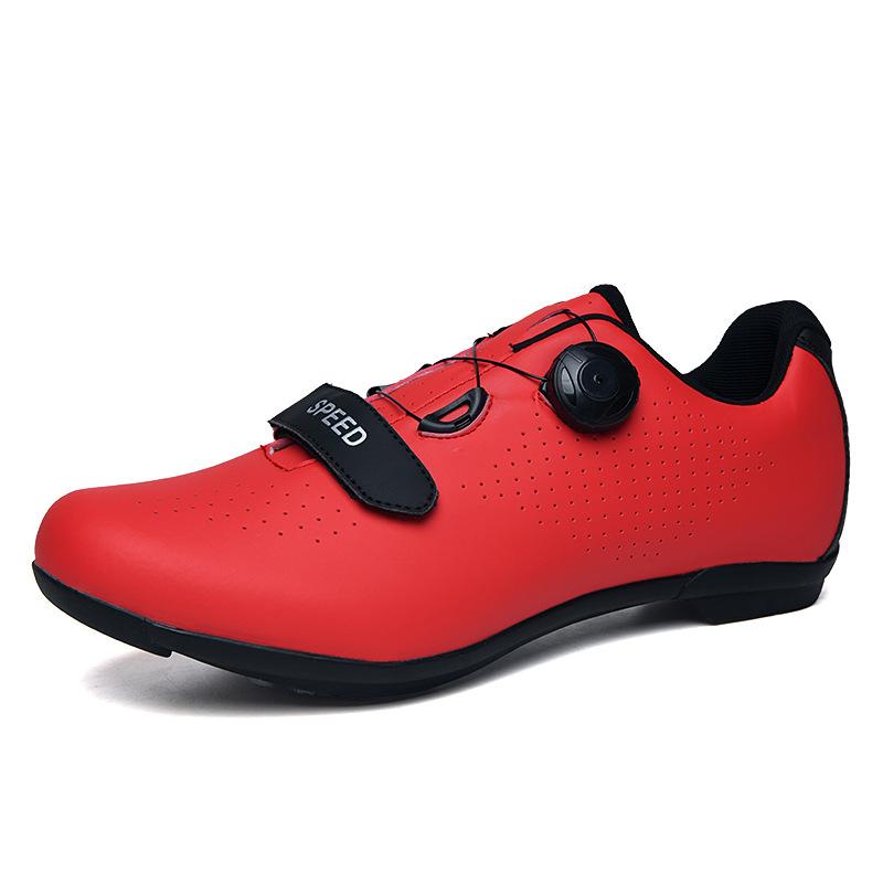 

QX2001 Men s Women s Cycling Shoes With Low Cut Mountain Locks Road No Locks. Large Size Rotating Buckle Leather Surface 43