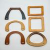 DIY Square Wooden Bag Handle Classic Handbag Purse Straps Replacement for Custom Tote Bag Making Crafts