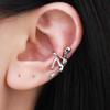 Retro Gothic Skull & Spider Ear Bone Clip - No Piercing Needed