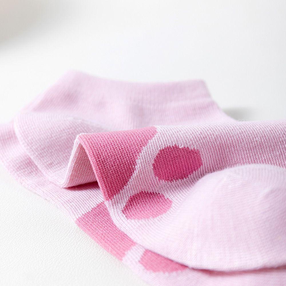 10Pairs Patchwork Boat Socks Women Bear Claw Ankle Tube Socks Comfortable Cartoon Short Socks  Sport