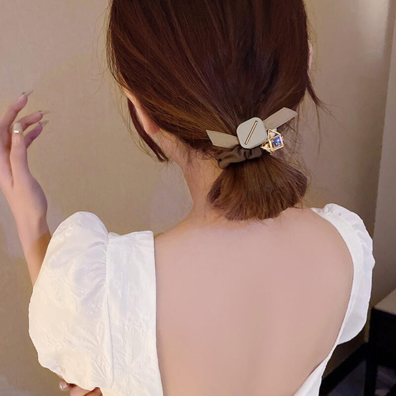 Metal Diamond Pearl Hair Band 3P SET