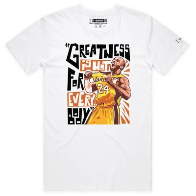VOICEART Kobe Bryant Grandezza Maglietta Premium Mamba Nero Maglietta Grafica Sportiva